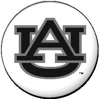 Auburn University Logo Grayscale