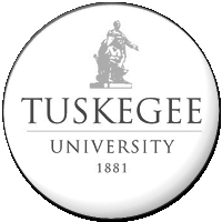 Tuskegee University Logo Grayscale
