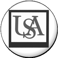 University of South Alabama Logo Grayscale